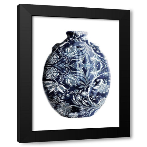 Clean Vase Mate Black Modern Wood Framed Art Print by OnRei