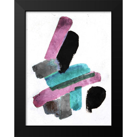 Mark It Up Black Modern Wood Framed Art Print by OnRei