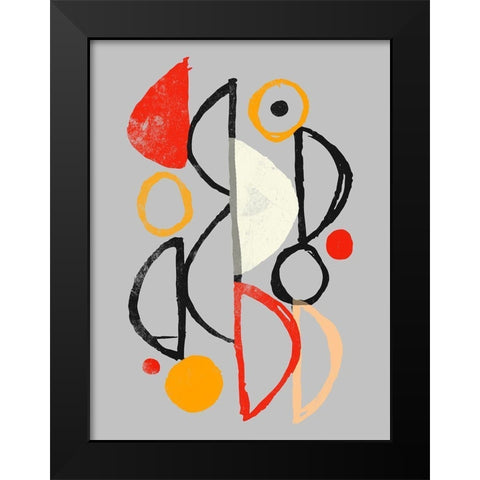 We All Need Help Again Black Modern Wood Framed Art Print by OnRei