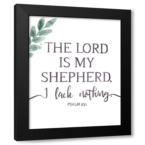 My Shepherd Black Modern Wood Framed Art Print by Villa, Milli