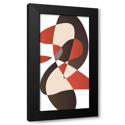 Look At You Black Modern Wood Framed Art Print with Double Matting by OnRei