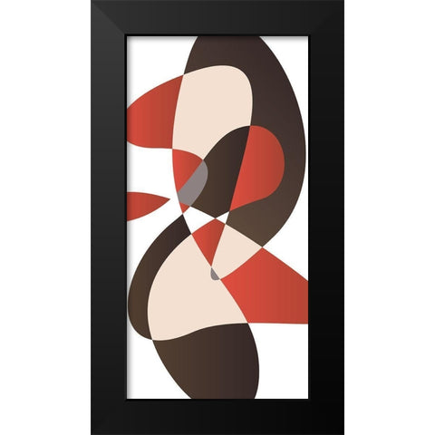 Look At You Black Modern Wood Framed Art Print by OnRei