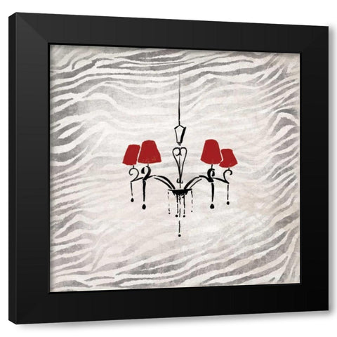 HUNG UP Black Modern Wood Framed Art Print with Double Matting by OnRei