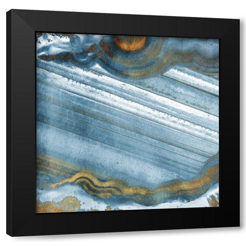 Sunshine And Clouds Black Modern Wood Framed Art Print with Double Matting by OnRei