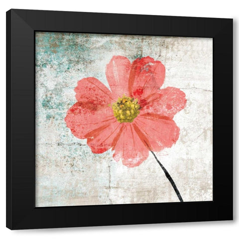 Beauty Structure Black Modern Wood Framed Art Print with Double Matting by OnRei