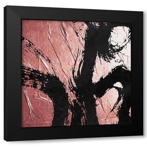 Lift Black Modern Wood Framed Art Print with Double Matting by OnRei