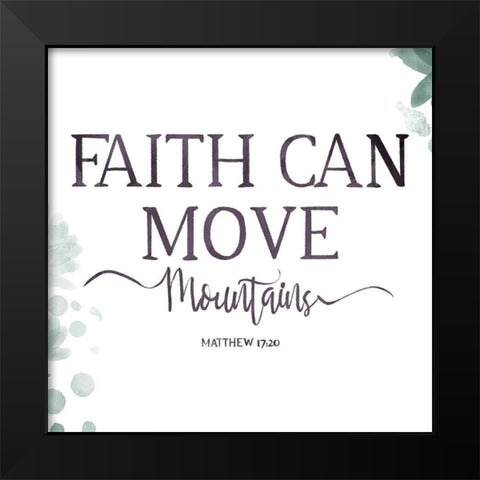 Mountains Black Modern Wood Framed Art Print by Villa, Milli