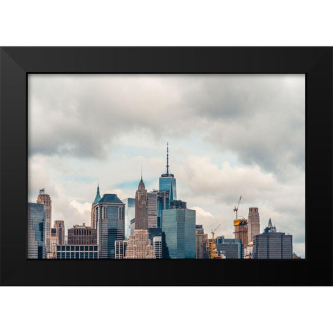 Mecca 1 Black Modern Wood Framed Art Print by Orlando