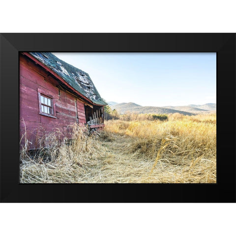 A Little Heaven Black Modern Wood Framed Art Print by Orlando
