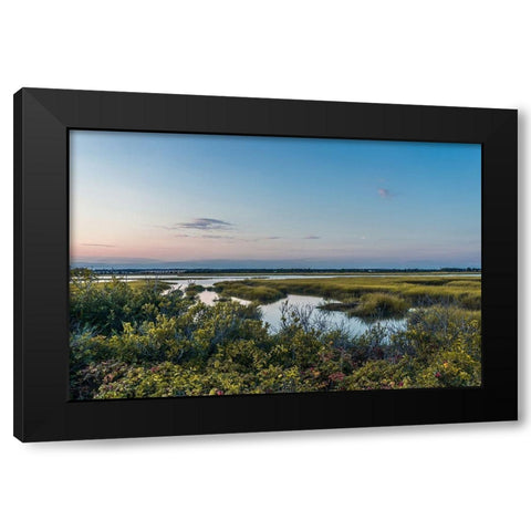 Nowhere Land Black Modern Wood Framed Art Print by Orlando