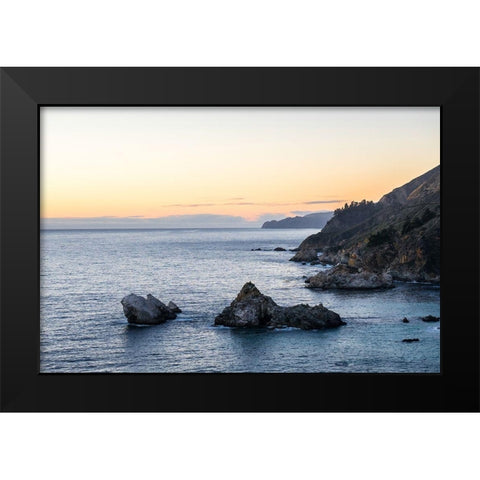 Magical Spot Black Modern Wood Framed Art Print by Orlando