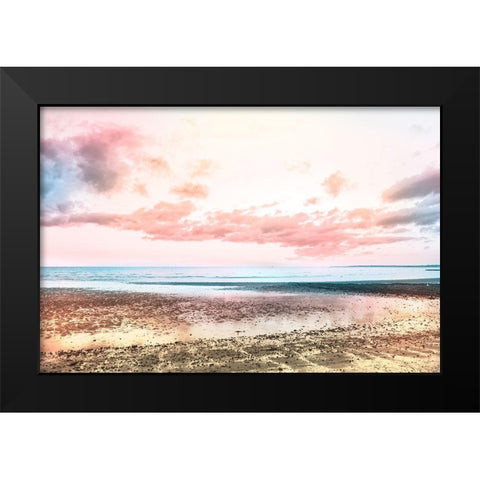 Morning Tide Black Modern Wood Framed Art Print by Orlando