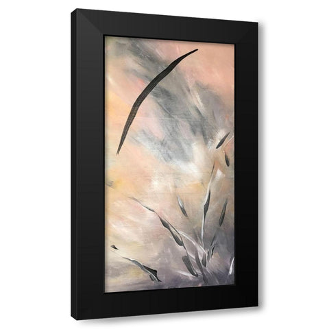 Aurora 1 Black Modern Wood Framed Art Print with Double Matting by Pearson, Debbie