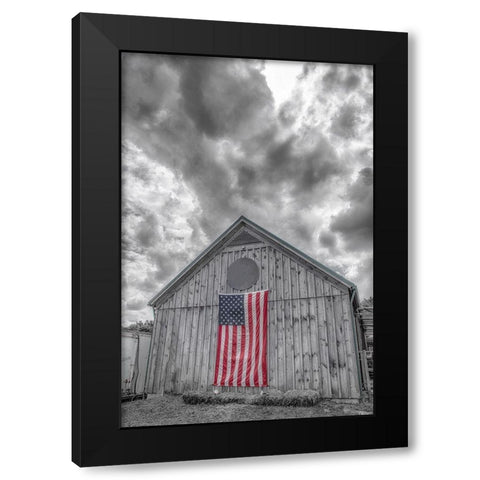 Scandalous Morning 1 Black Modern Wood Framed Art Print by DeLuca, Pat