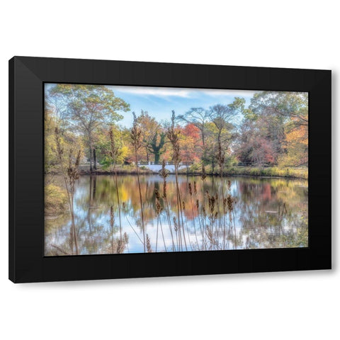 Bayshore Black Modern Wood Framed Art Print by DeLuca, Pat
