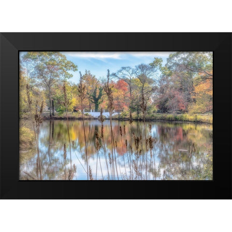 Bayshore Black Modern Wood Framed Art Print by DeLuca, Pat