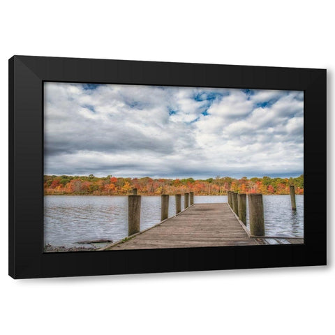 Blydebburg Park Black Modern Wood Framed Art Print by DeLuca, Pat