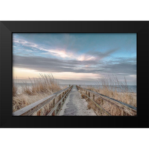 Dramatic Entrance Black Modern Wood Framed Art Print by DeLuca, Pat
