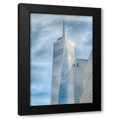 Bright Knowledge Black Modern Wood Framed Art Print with Double Matting by DeLuca, Pat