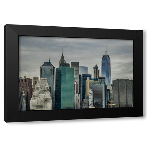 Enhanced Fortune Black Modern Wood Framed Art Print by DeLuca, Pat