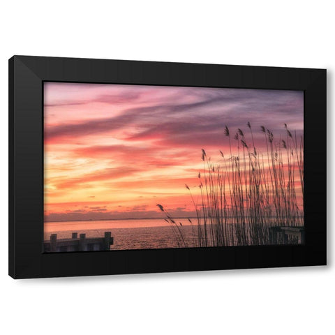 Exclusive Liberty Black Modern Wood Framed Art Print with Double Matting by DeLuca, Pat