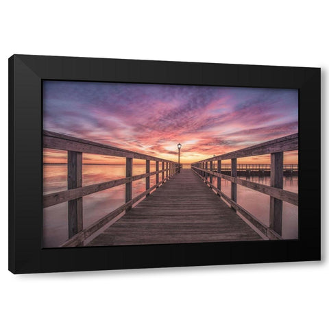 Attractive Service 1 Black Modern Wood Framed Art Print by DeLuca, Pat