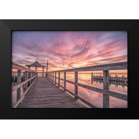 Attractive Service 2 Black Modern Wood Framed Art Print by DeLuca, Pat