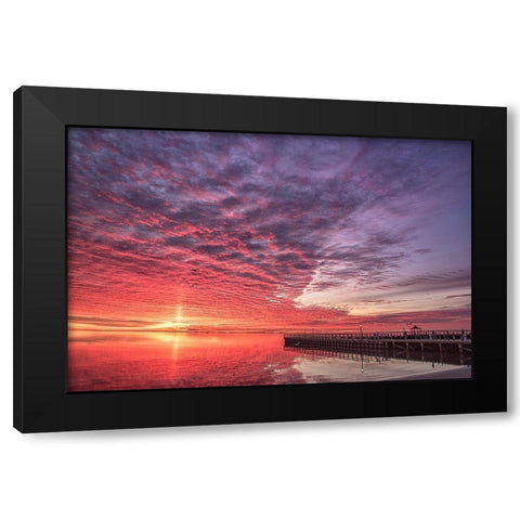 Discovery Of Grace Black Modern Wood Framed Art Print with Double Matting by DeLuca, Pat
