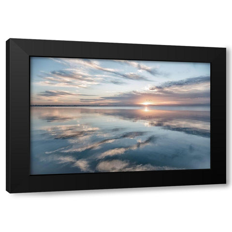 Fronts Of Spirits Black Modern Wood Framed Art Print with Double Matting by DeLuca, Pat