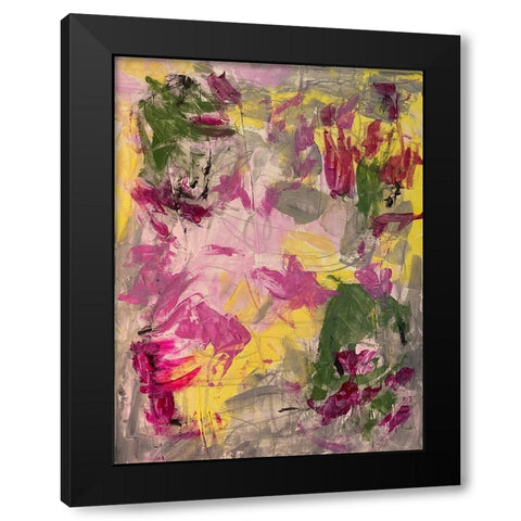 Striking Explosion 1 Black Modern Wood Framed Art Print by Spina, Phyllis