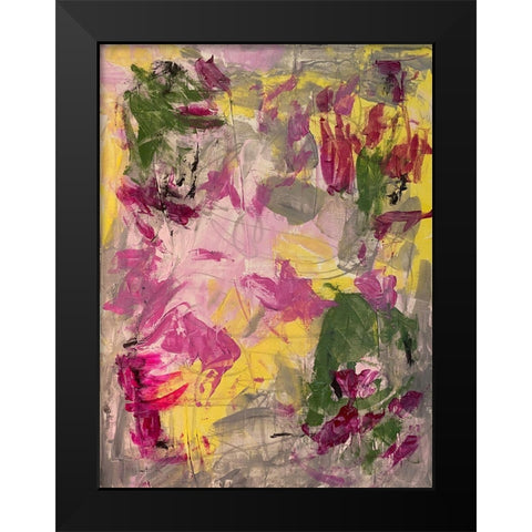 Striking Explosion 1 Black Modern Wood Framed Art Print by Spina, Phyllis