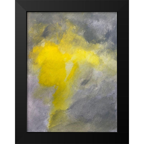 Clouded Sunshine 1 Black Modern Wood Framed Art Print by Spina, Phyllis
