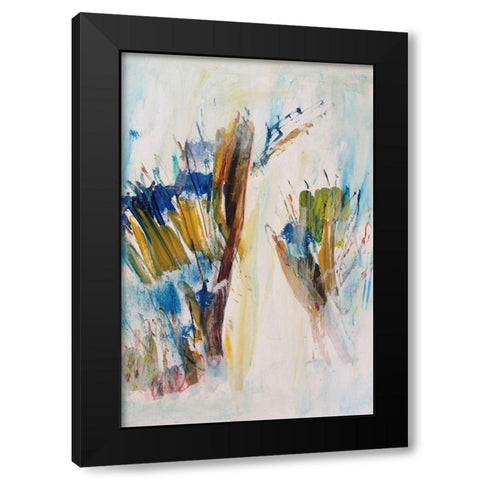False Insight 1 Black Modern Wood Framed Art Print by Spina, Phyllis