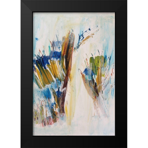 False Insight 1 Black Modern Wood Framed Art Print by Spina, Phyllis