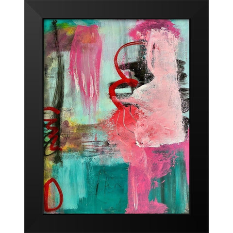 Modest Transformation Black Modern Wood Framed Art Print by Spina, Phyllis