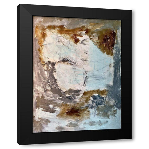 Suspicious Apparition Black Modern Wood Framed Art Print by Spina, Phyllis