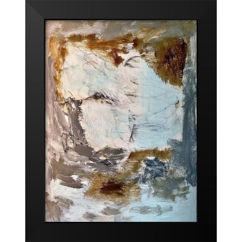 Suspicious Apparition Black Modern Wood Framed Art Print by Spina, Phyllis