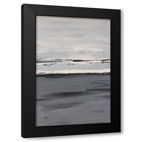 Intuitive View Black Modern Wood Framed Art Print by Spina, Phyllis