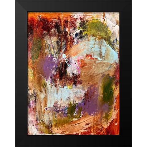 Mystery Box Black Modern Wood Framed Art Print by Spina, Phyllis