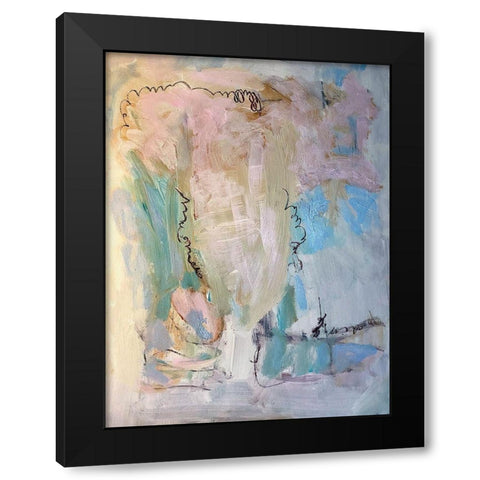 Modern Reflection Black Modern Wood Framed Art Print by Spina, Phyllis