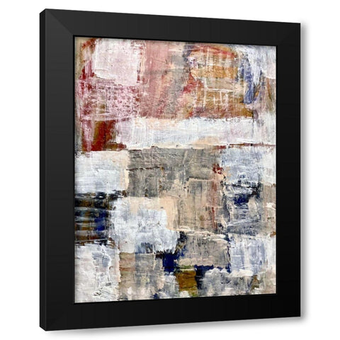 Evolving Colors Black Modern Wood Framed Art Print by Spina, Phyllis