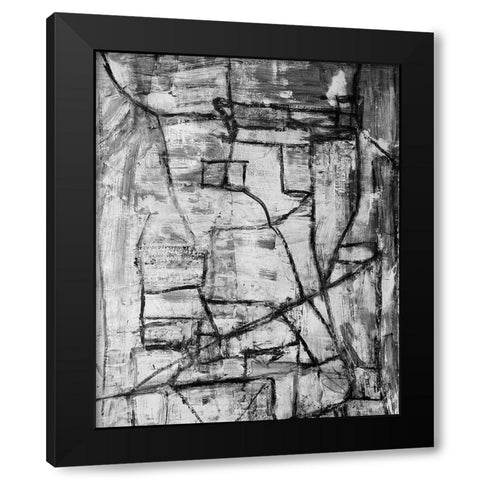 Dark Fantasy Black Modern Wood Framed Art Print by Spina, Phyllis