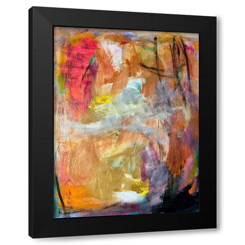Everlasting Fun Black Modern Wood Framed Art Print with Double Matting by Spina, Phyllis