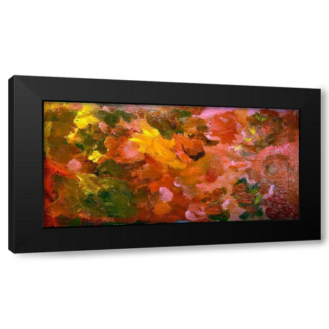 Writing on the Wall Black Modern Wood Framed Art Print with Double Matting by Spina, Phyllis