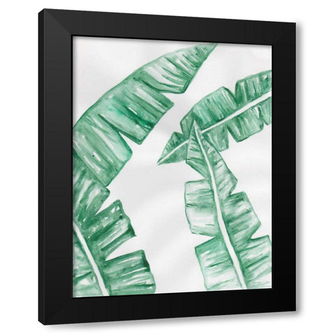 Thru The Foliage 1 Black Modern Wood Framed Art Print with Double Matting by Varacek, Pam