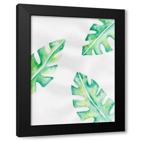 Thru The Foliage 2 Black Modern Wood Framed Art Print with Double Matting by Varacek, Pam