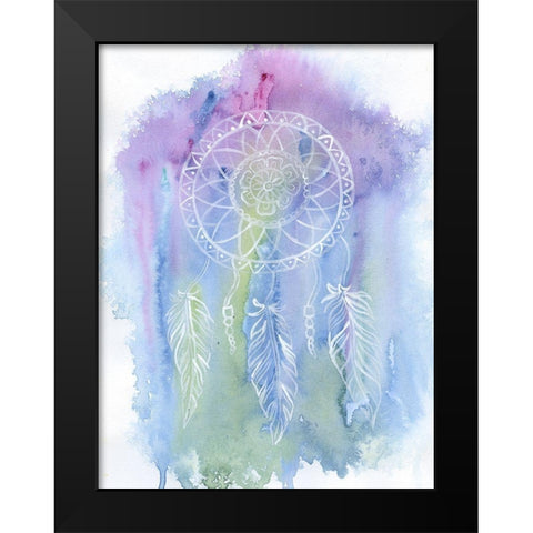 Storm Catcher Black Modern Wood Framed Art Print by Varacek, Pam