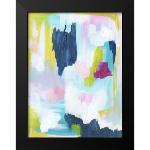 Energetic Assumption 2 Black Modern Wood Framed Art Print by Varacek, Pam