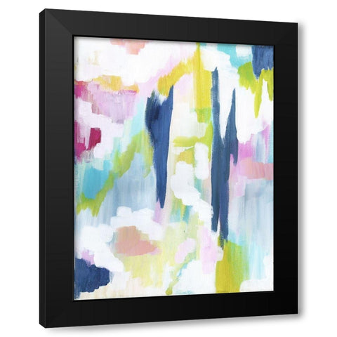 Energetic Assumption 3 Black Modern Wood Framed Art Print with Double Matting by Varacek, Pam