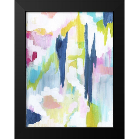 Energetic Assumption 3 Black Modern Wood Framed Art Print by Varacek, Pam